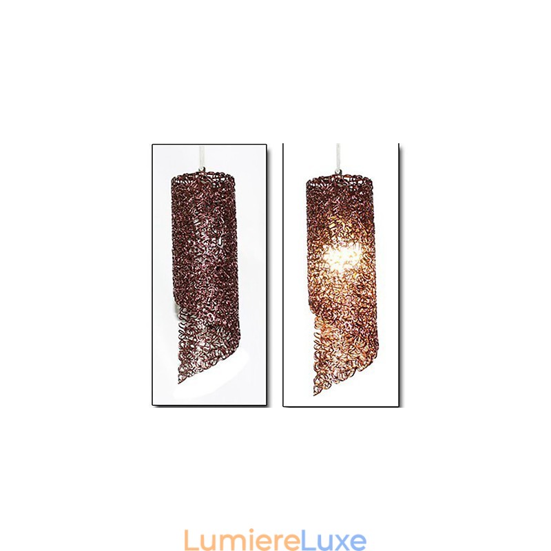 Lampes créatives cylindriques rondes et longues en aluminium