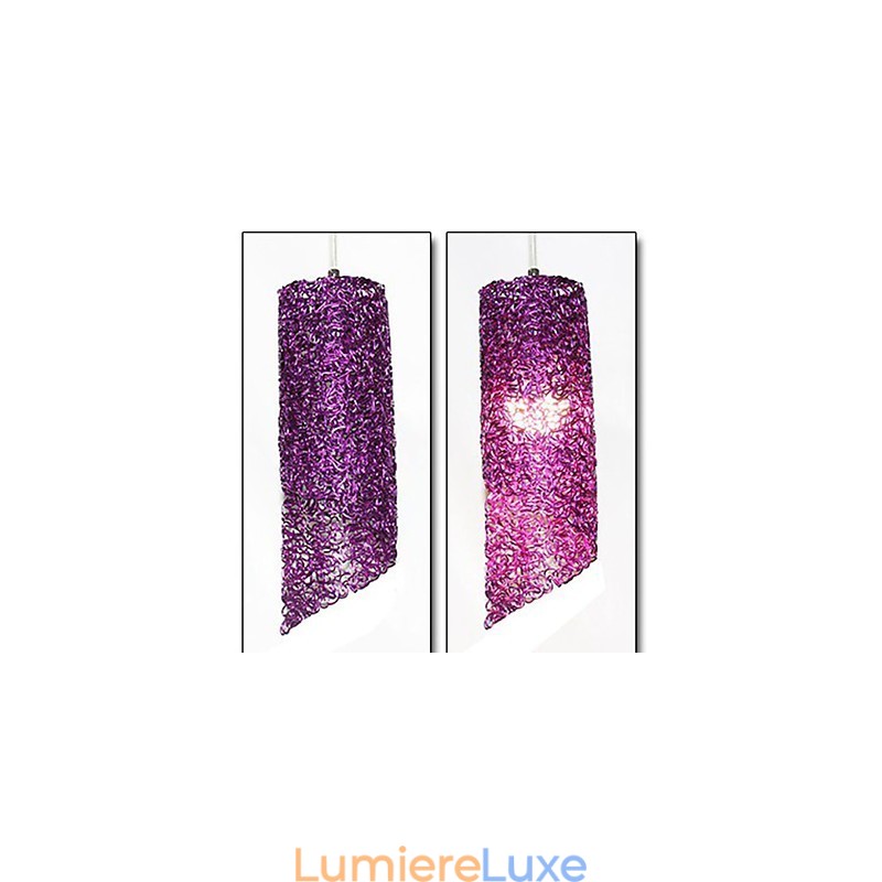 Lampes créatives cylindriques rondes et longues en aluminium
