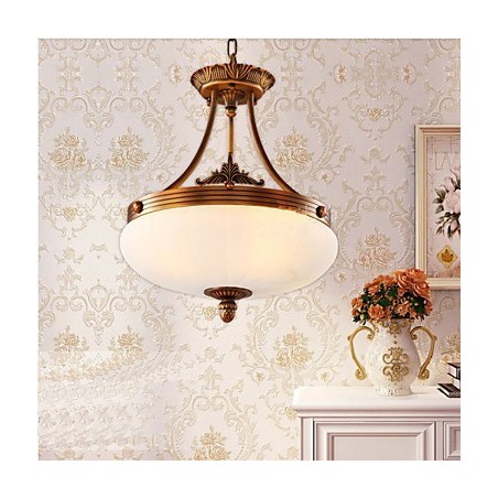 Lampe en marbre européenne Lustre en cuivre Lumières Lampe en marbre européenne Lustre en cuivre Lumières