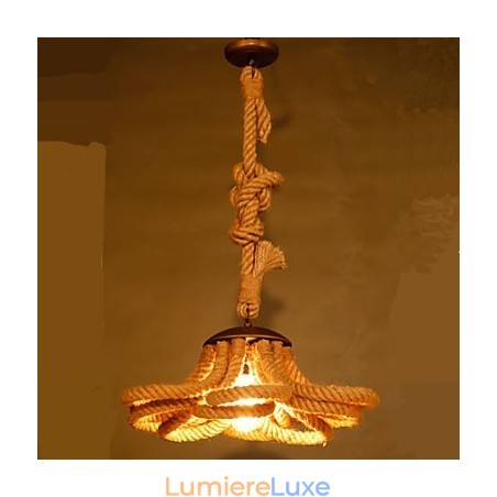 Lampe à corde pastorale américaine rétro Lampe à corde pastorale américaine rétro