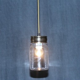 Suspension Country en verre galvanisé pour garage