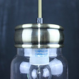 Suspension Country en verre galvanisé pour garage