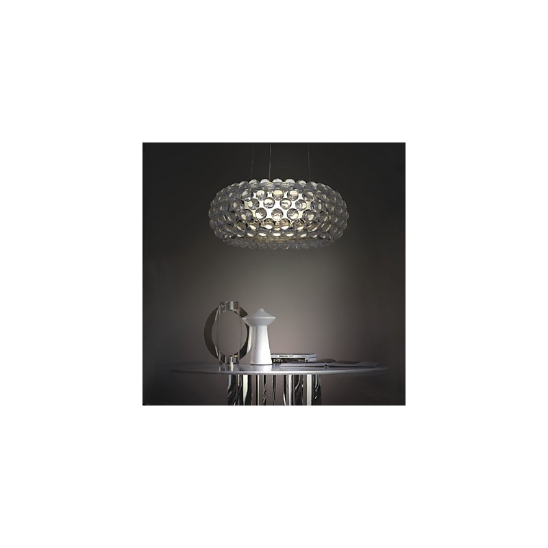 Suspension perlée à 1 lumière