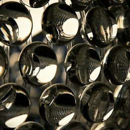Suspension perlée à 1 lumière