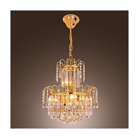 Lustre en cristal de luxe à 7 lumières Lustre en cristal de luxe à 7 lumières
