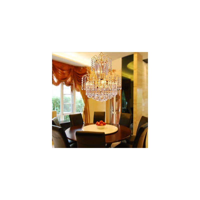 Lustre en cristal de luxe à 7 lumières