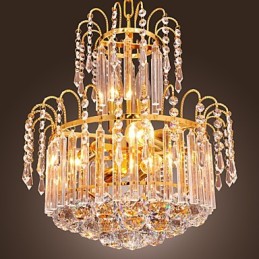 Lustre en cristal de luxe à 7 lumières