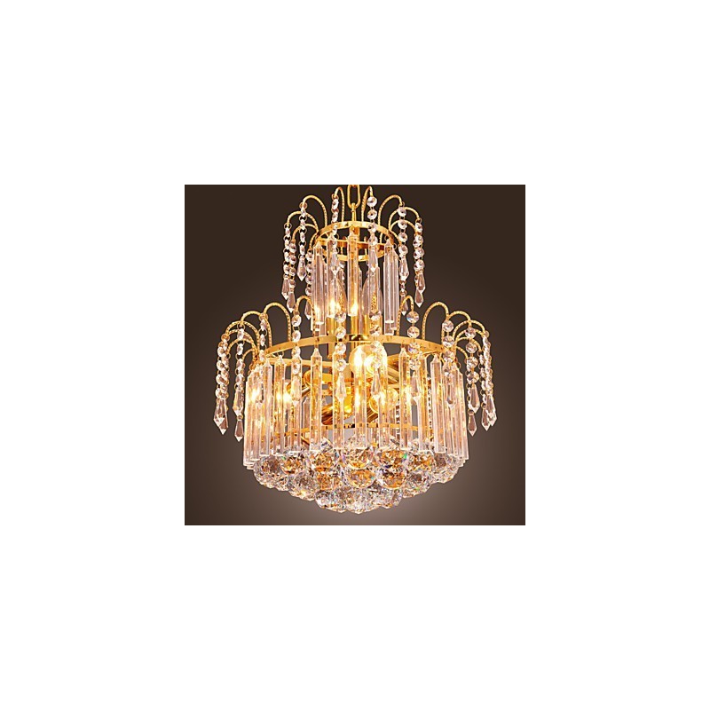 Lustre en cristal de luxe à 7 lumières