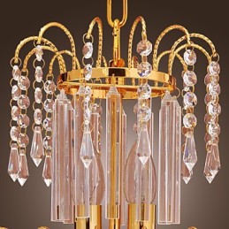 Lustre en cristal de luxe à 7 lumières