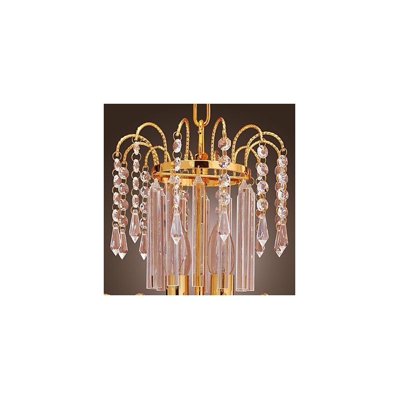 Lustre en cristal de luxe à 7 lumières