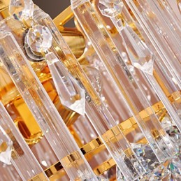 Lustre en cristal de luxe à 7 lumières
