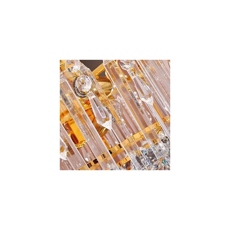 Lustre en cristal de luxe à 7 lumières