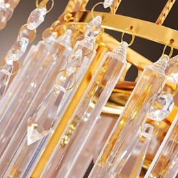 Lustre en cristal de luxe à 7 lumières