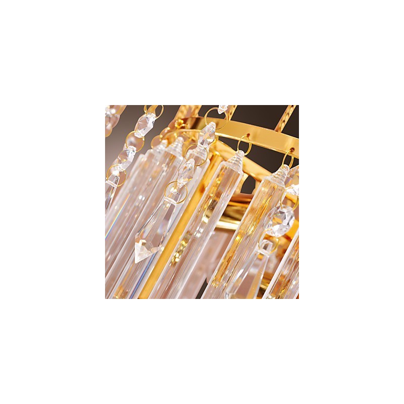Lustre en cristal de luxe à 7 lumières