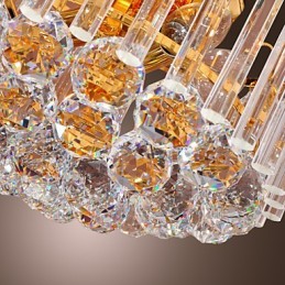 Lustre en cristal de luxe à 7 lumières