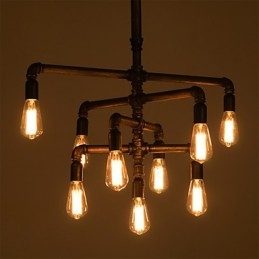 Long tube de réglage pour luminaire suspendu