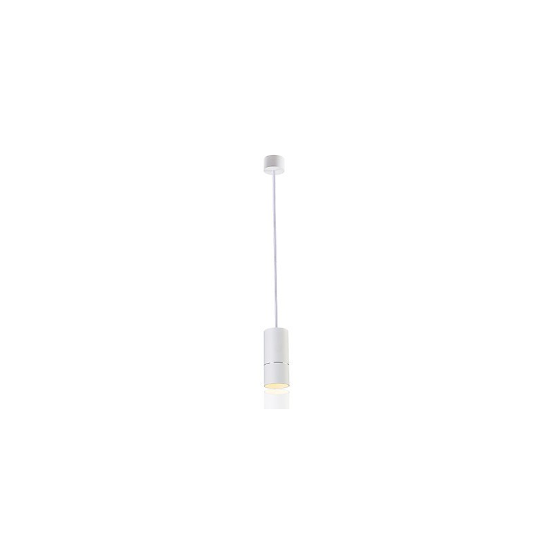 Mini suspension GE 05032 8 W 136 mm 1 ampoule Blanc poudré avec aluminium