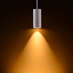 Mini suspension GE 05032 8 W 136 mm 1 ampoule Blanc poudré avec aluminium