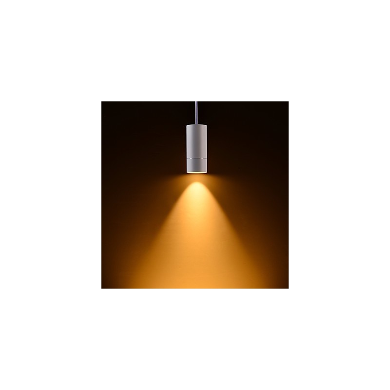 Mini suspension GE 05032 8 W 136 mm 1 ampoule Blanc poudré avec aluminium