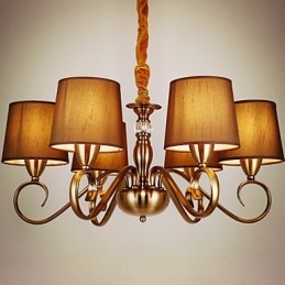 Lustre en métal galvanisé de style mini vintage rustique Lodge