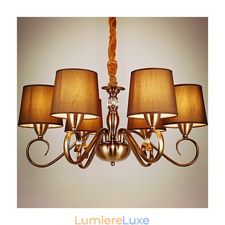 Lustre en métal galvanisé de style mini vintage rustique Lodge Lustre en métal galvanisé de style mini vintage rustique Lodge