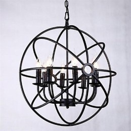Mini lustre de style suspendu moderne contemporain traditionnel classique rustique Lodge rétro lanterne pays globe