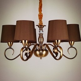 Lustre en métal galvanisé de style mini vintage rustique Lodge