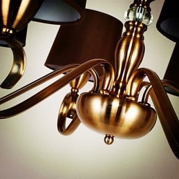 Lustre en métal galvanisé de style mini vintage rustique Lodge