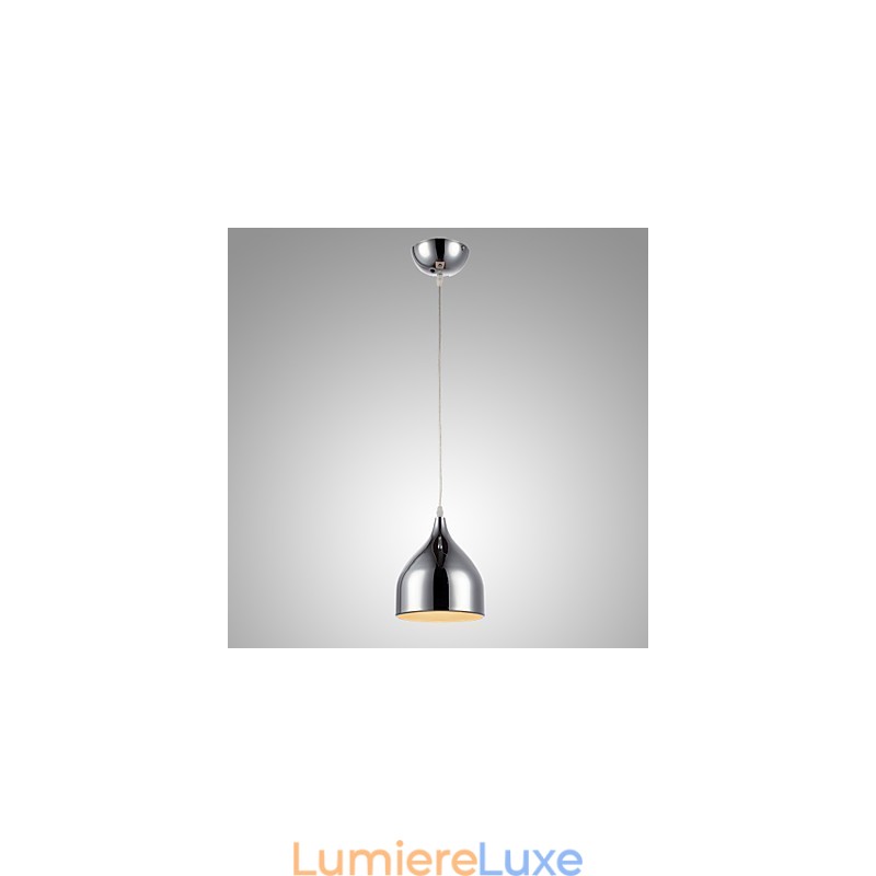 Lampe suspendue en fer galvanisé moderne