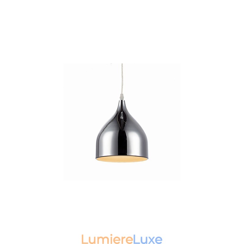 Lampe suspendue en fer galvanisé moderne