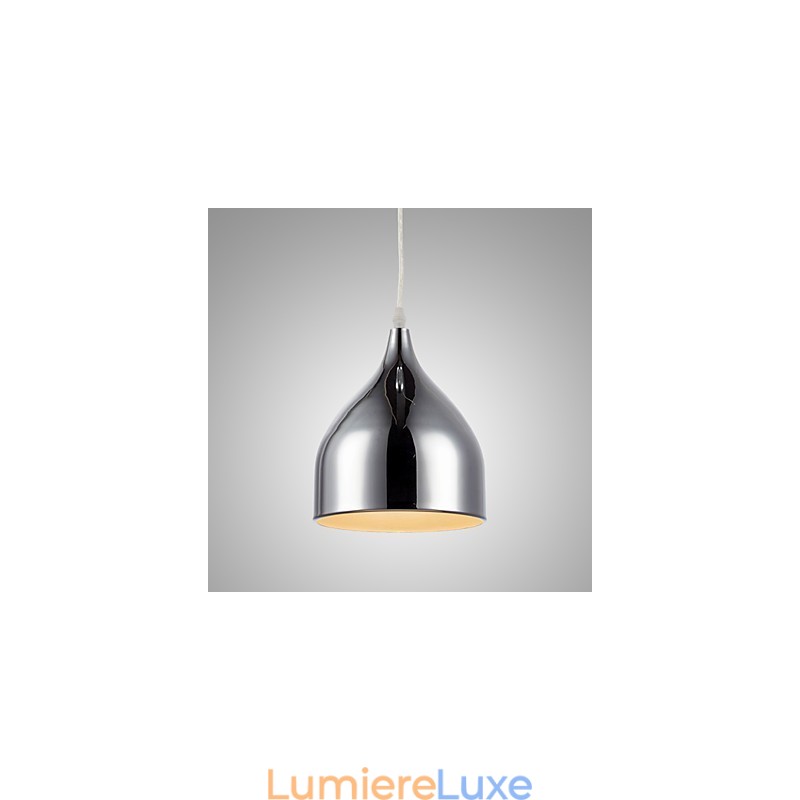 Lampe suspendue en fer galvanisé moderne