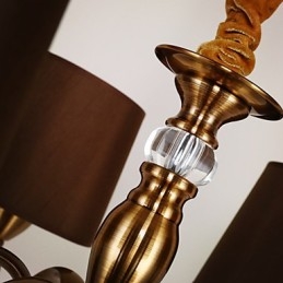 Lustre en métal galvanisé de style mini vintage rustique Lodge