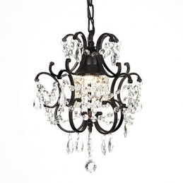 Lustre moderne avec perles de cristal