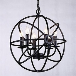 Mini lustre de style suspendu moderne contemporain traditionnel classique rustique Lodge rétro lanterne pays globe