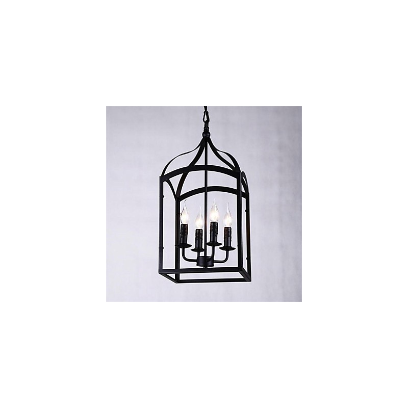 Suspension en métal de style mini globe moderne, contemporain, traditionnel, classique, rustique, rétro, lanterne, pays