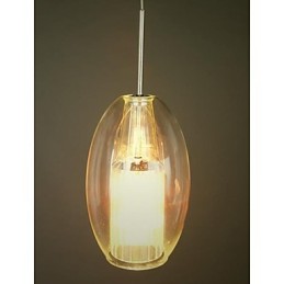 Suspension tambour en métal chromé moderne, contemporaine, traditionnelle et classique