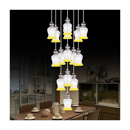 Restaurant 15 Tête De Moderne Simple Pendentif En Cristal Pendentif Restaurant 15 Tête De Moderne Simple Pendentif En Cristal Pendentif