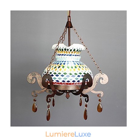 Lustre vintage simple de style industriel pastoral à une place Lustre vintage simple de style industriel pastoral à une place