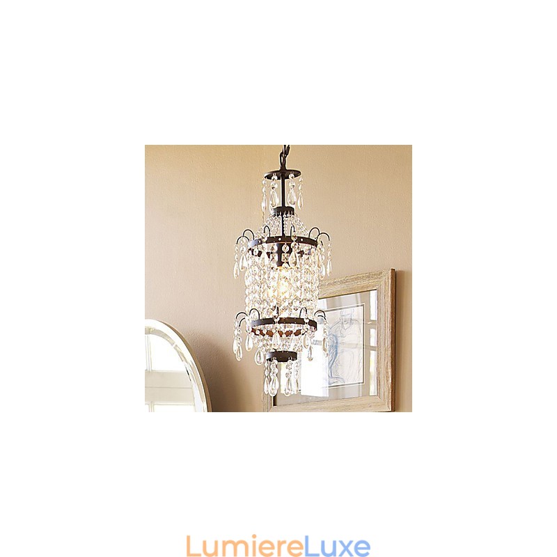Lampe suspendue en cristal