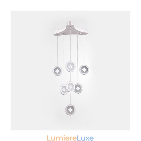 Lampe suspendue 63 W, éclairage décoratif moderne pour la maison