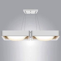 Suspensions 2 lumières modernes simples et artistiques