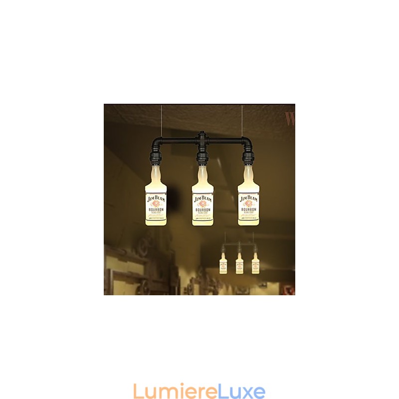 Bouteille en verre pour centre commercial