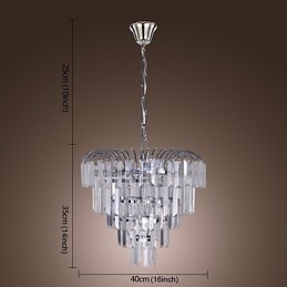 Lustre en cristal luxueux