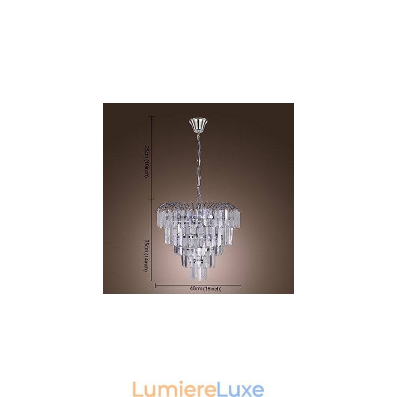 Lustre en cristal luxueux