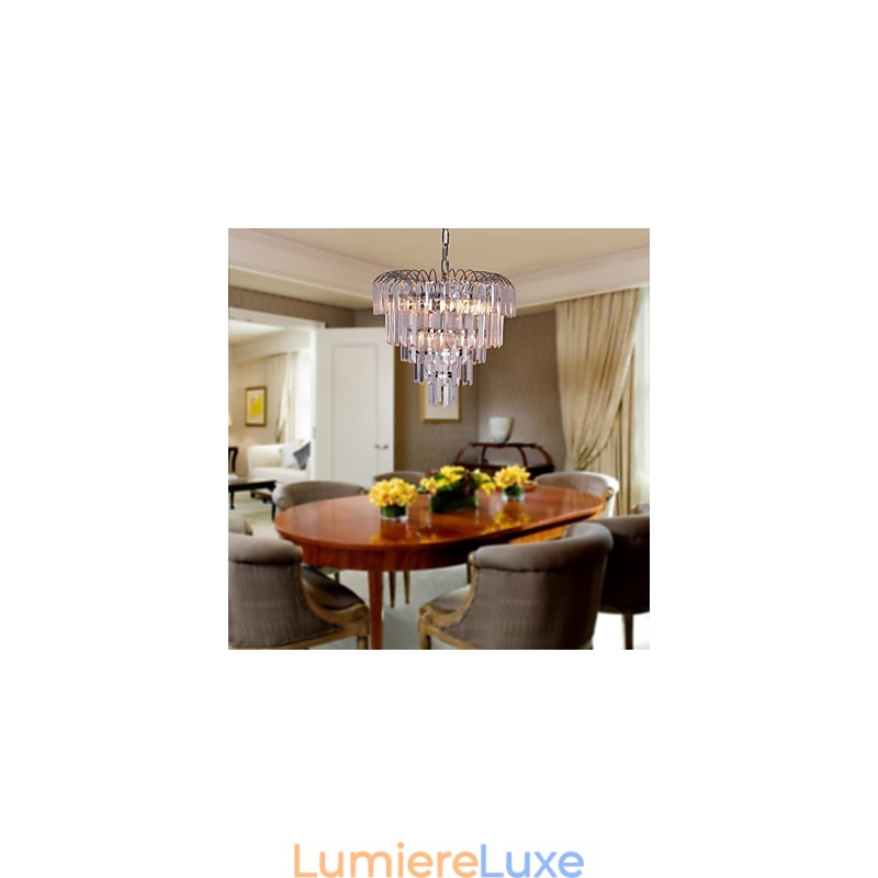 Lustre en cristal luxueux