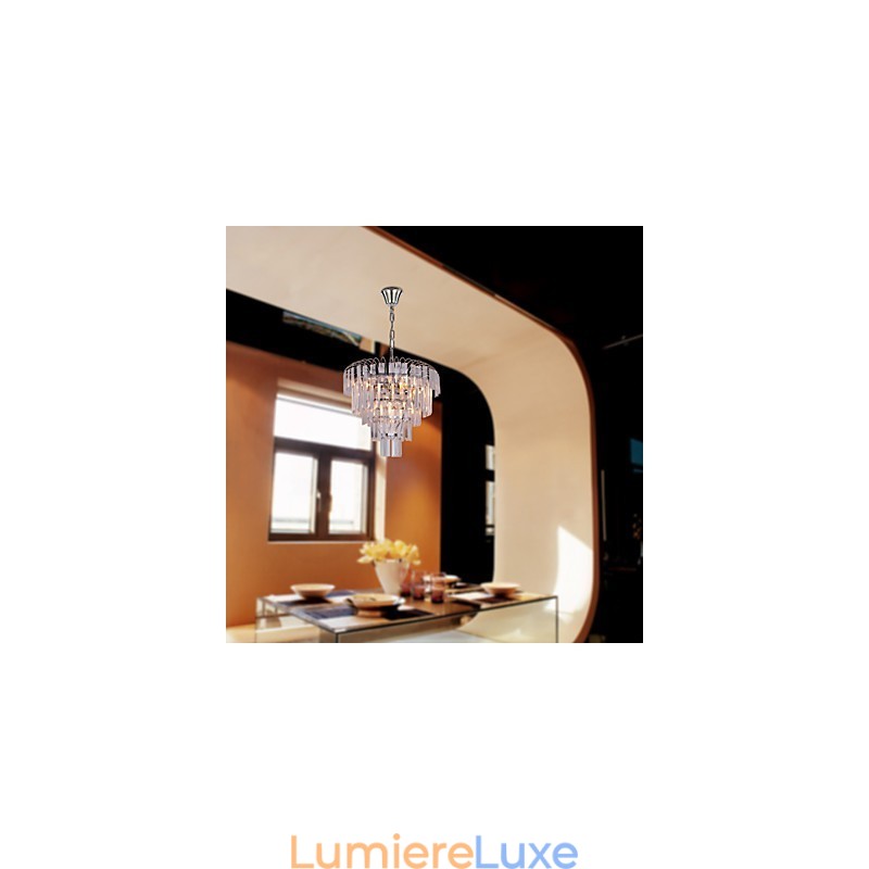 Lustre en cristal luxueux