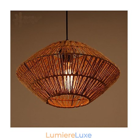 Le lustre en corde tissée à la main Americange Le lustre en corde tissée à la main Americange