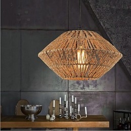 Le lustre en corde tissée à la main Americange