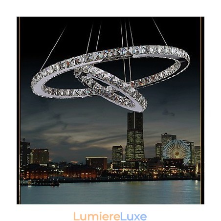 Lustre en cristal suspendu pour hôtel, éclairage de plafond, luminaires avec lumière blanche chaude et froide Lustre en cristal suspendu pour hôtel, éclairage de plafond, luminaires avec lumière blanche chaude et froide