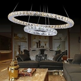 Lustre en cristal suspendu pour hôtel, éclairage de plafond, luminaires avec lumière blanche chaude et froide